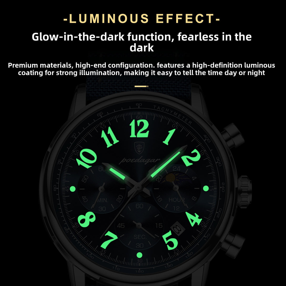 Multifunctional Luminous Quartz Watch