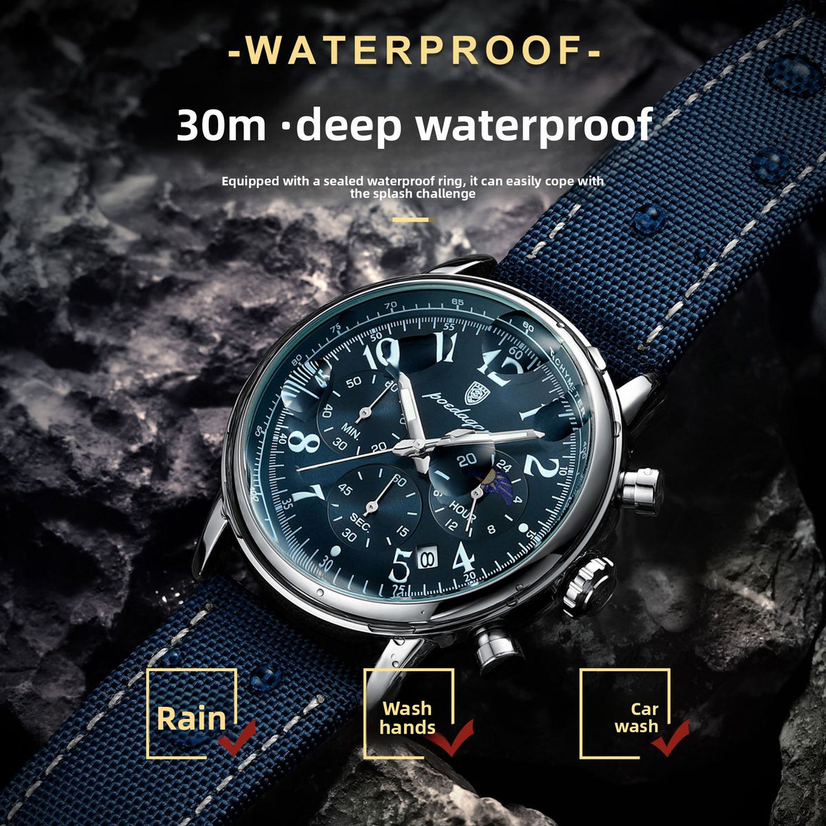 Multifunctional Luminous Quartz Watch