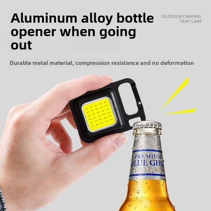 Multifunctional Magnetic Keychain Flashlight