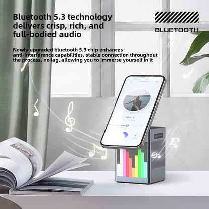 Multifunctional Magnetic Wireless Charger with Speaker