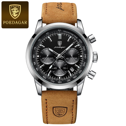 Multifunctional Mens Quartz Watch