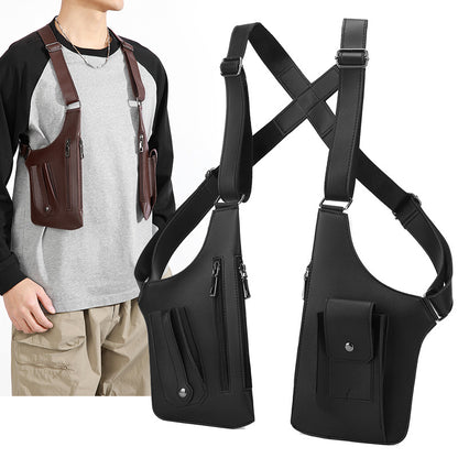 Multifunctional Mens Vest Crossbody Bag