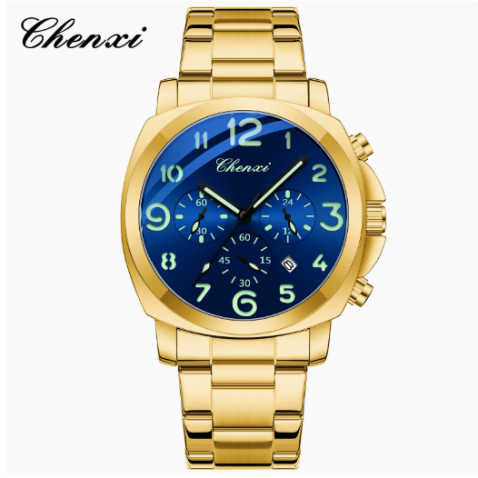 Multifunctional Mens Watch with Luminous Dial