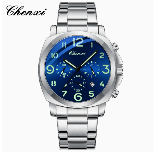 Multifunctional Mens Watch with Luminous Dial
