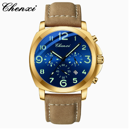 Multifunctional Mens Watch with Luminous Dial