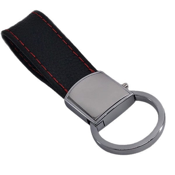 Multifunctional Metal Leather Keychain