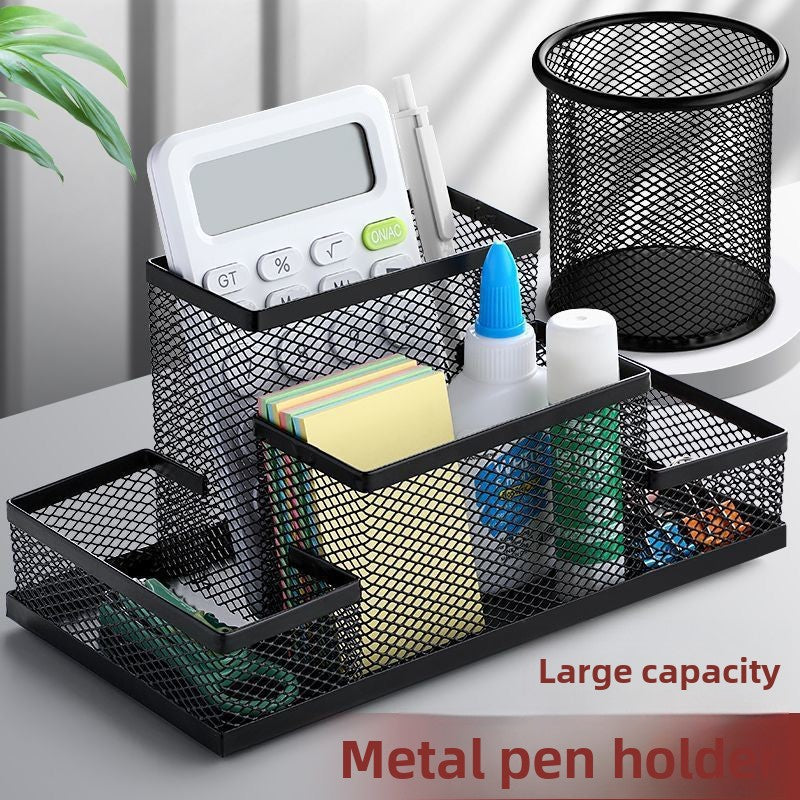 Multifunctional Metal Pen Holder