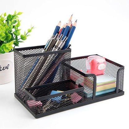 Multifunctional Metal Pen Holder