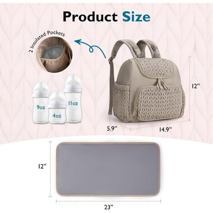 Multifunctional Mommy Baby Diaper Backpack