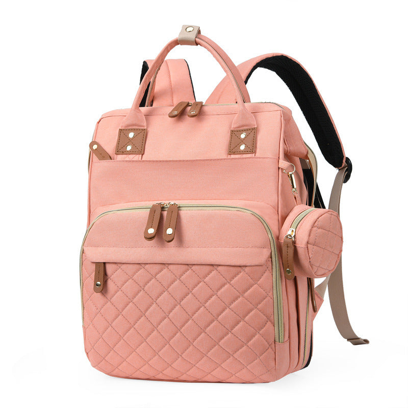 Multifunctional Mommy Bag with Baby Rocking Bed