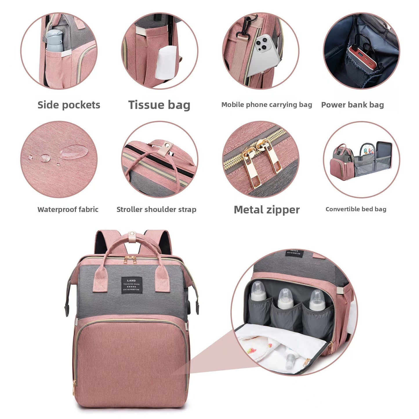 Multifunctional Mommy Travel Bag