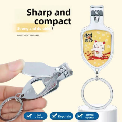 Multifunctional Nail Clippers with Bottle Opener