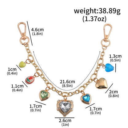 Multifunctional Pearl Rhinestone Keychain