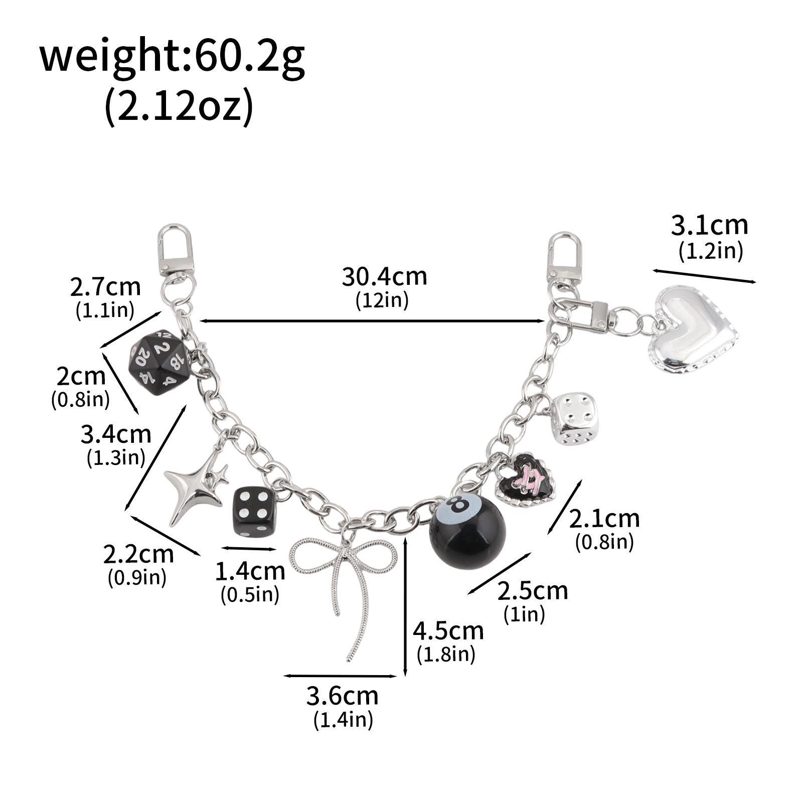 Multifunctional Pearl Rhinestone Keychain