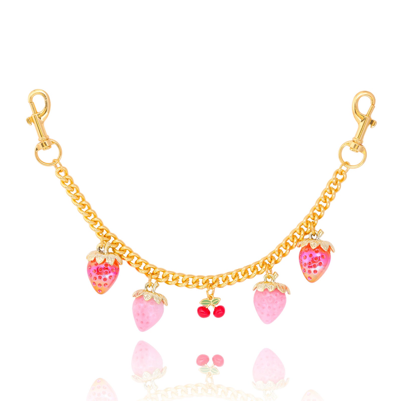 Multifunctional Pearl Rhinestone Keychain