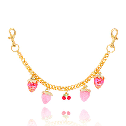 Multifunctional Pearl Rhinestone Keychain