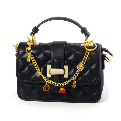 Multifunctional Pearl Rhinestone Keychain
