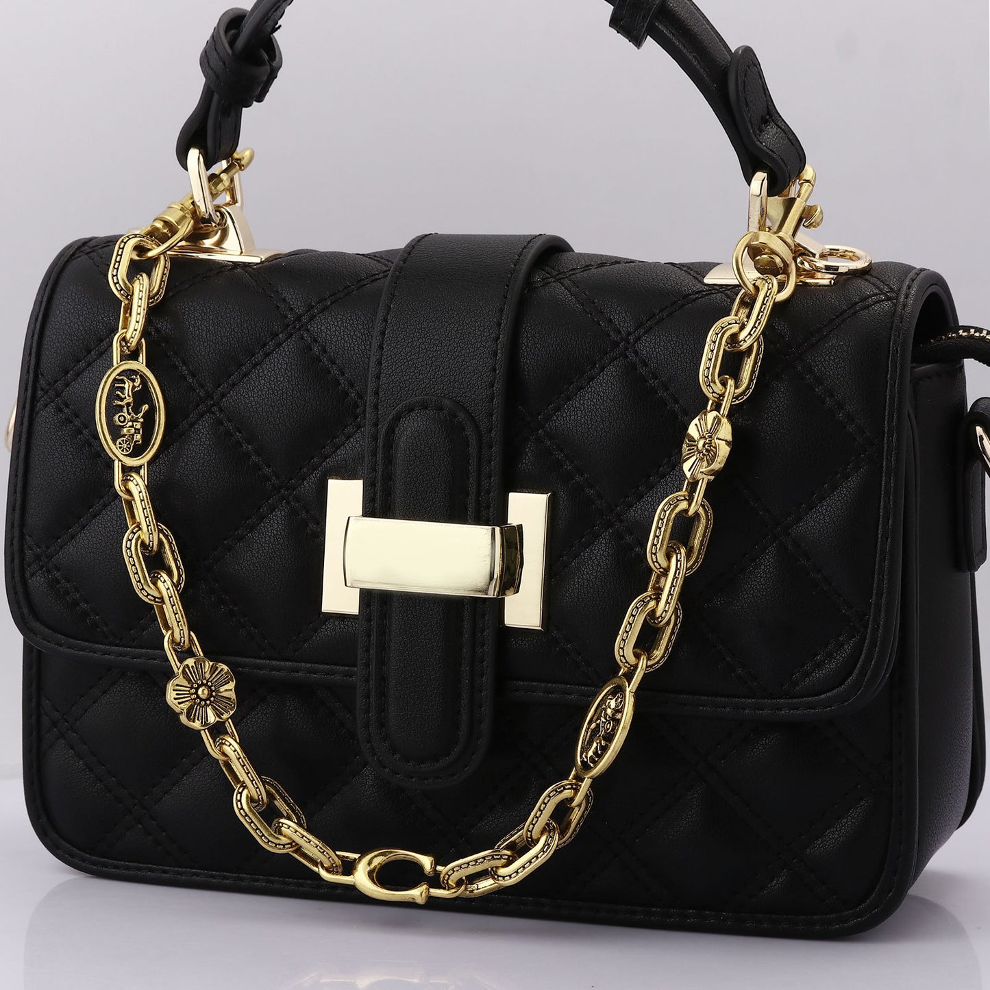 Multifunctional Pearl Rhinestone Keychain