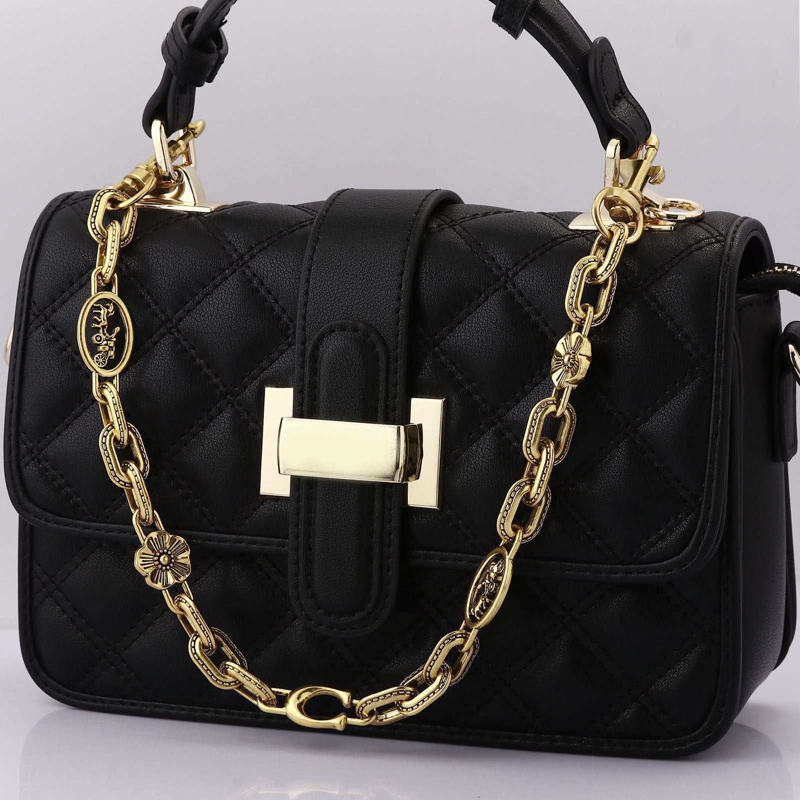 Multifunctional Pearl Rhinestone Keychain