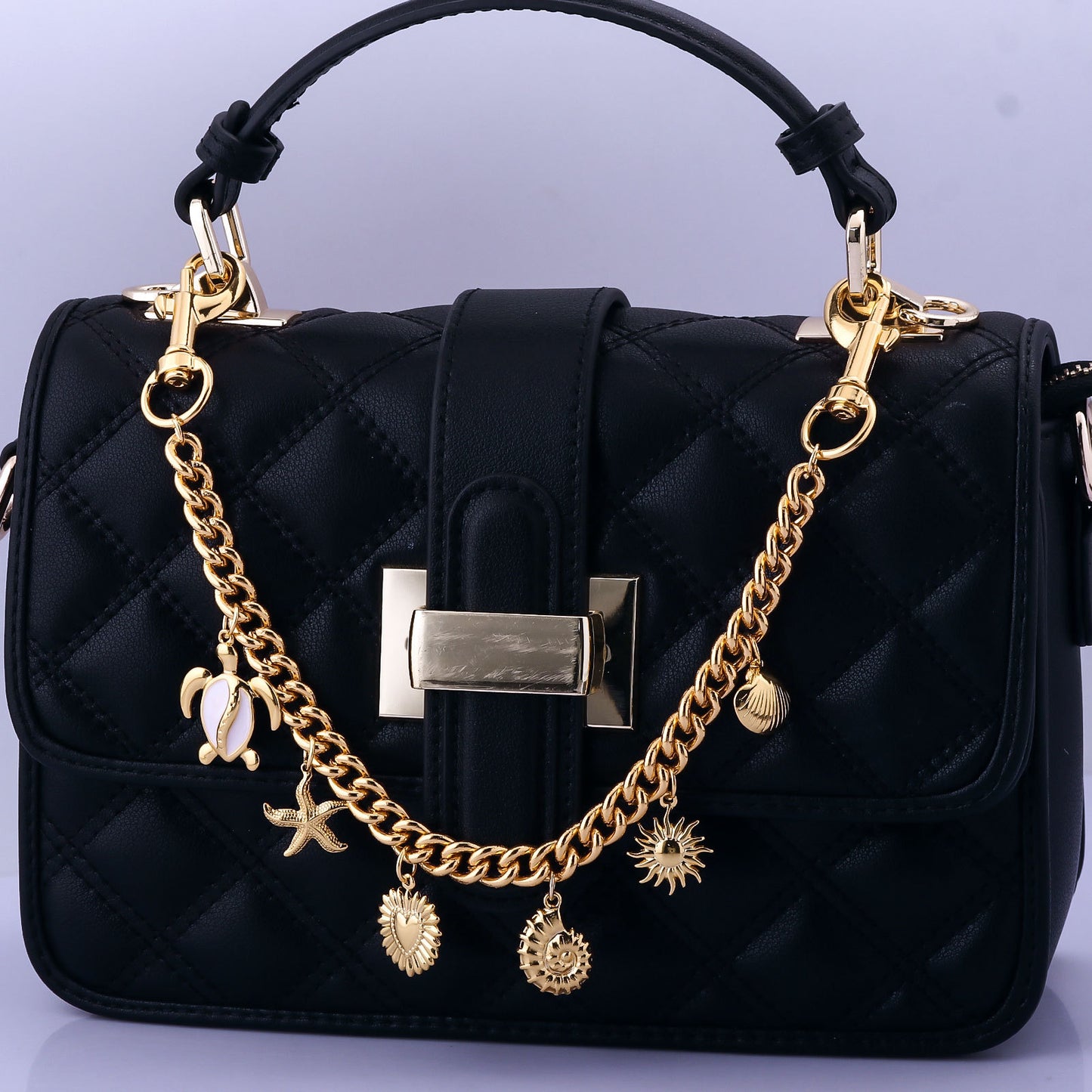 Multifunctional Pearl Rhinestone Keychain