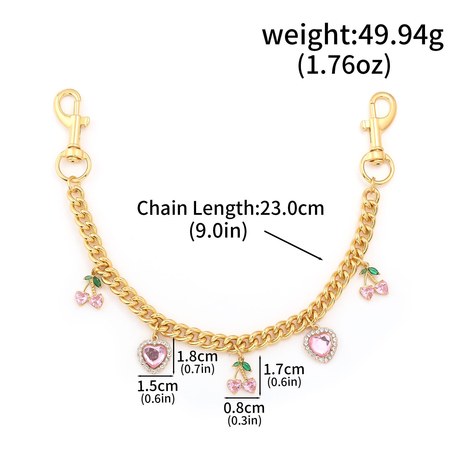 Multifunctional Pearl Rhinestone Keychain