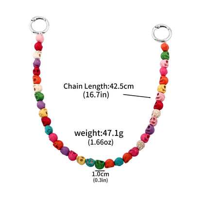 Multifunctional Pearl Rhinestone Keychain