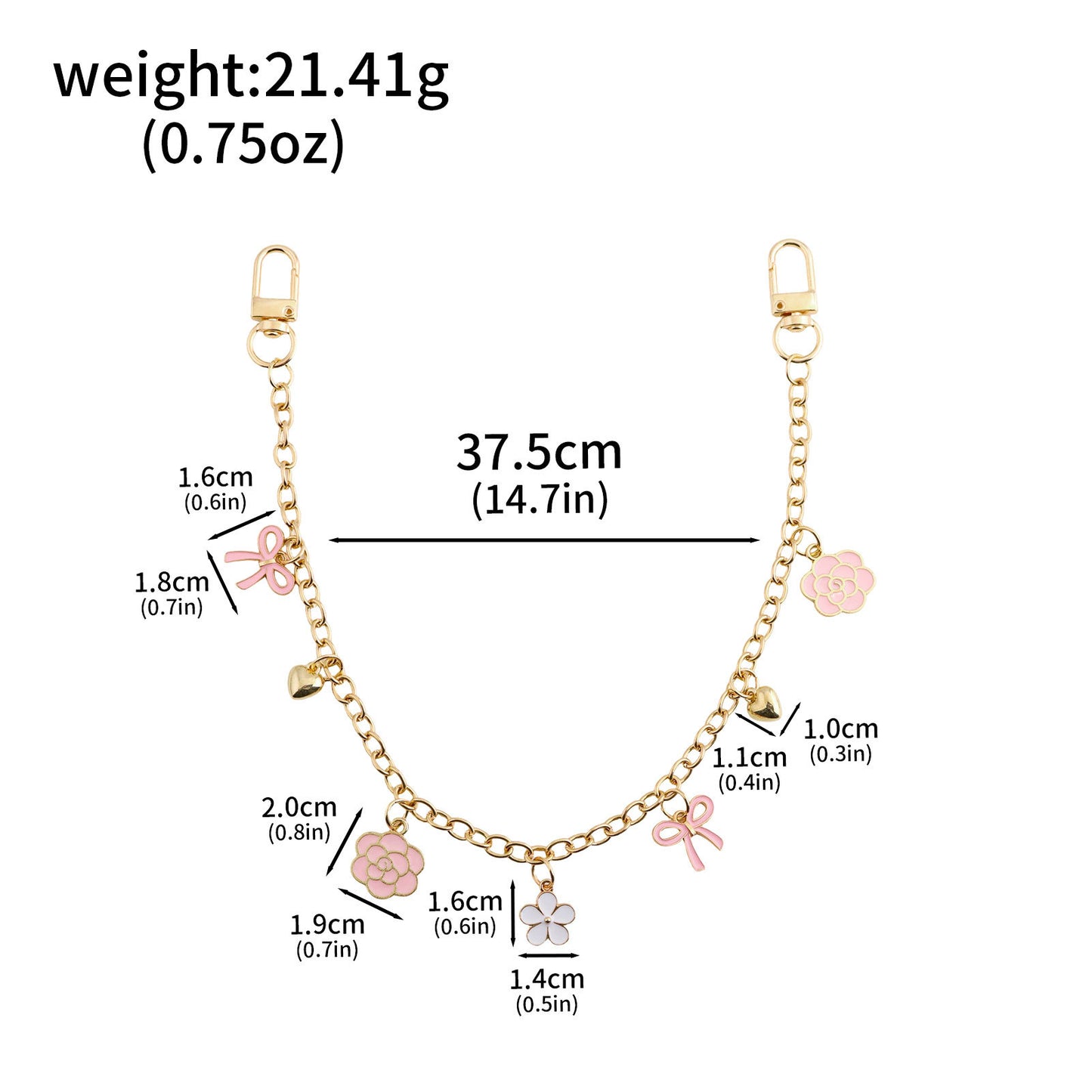 Multifunctional Pearl Rhinestone Keychain