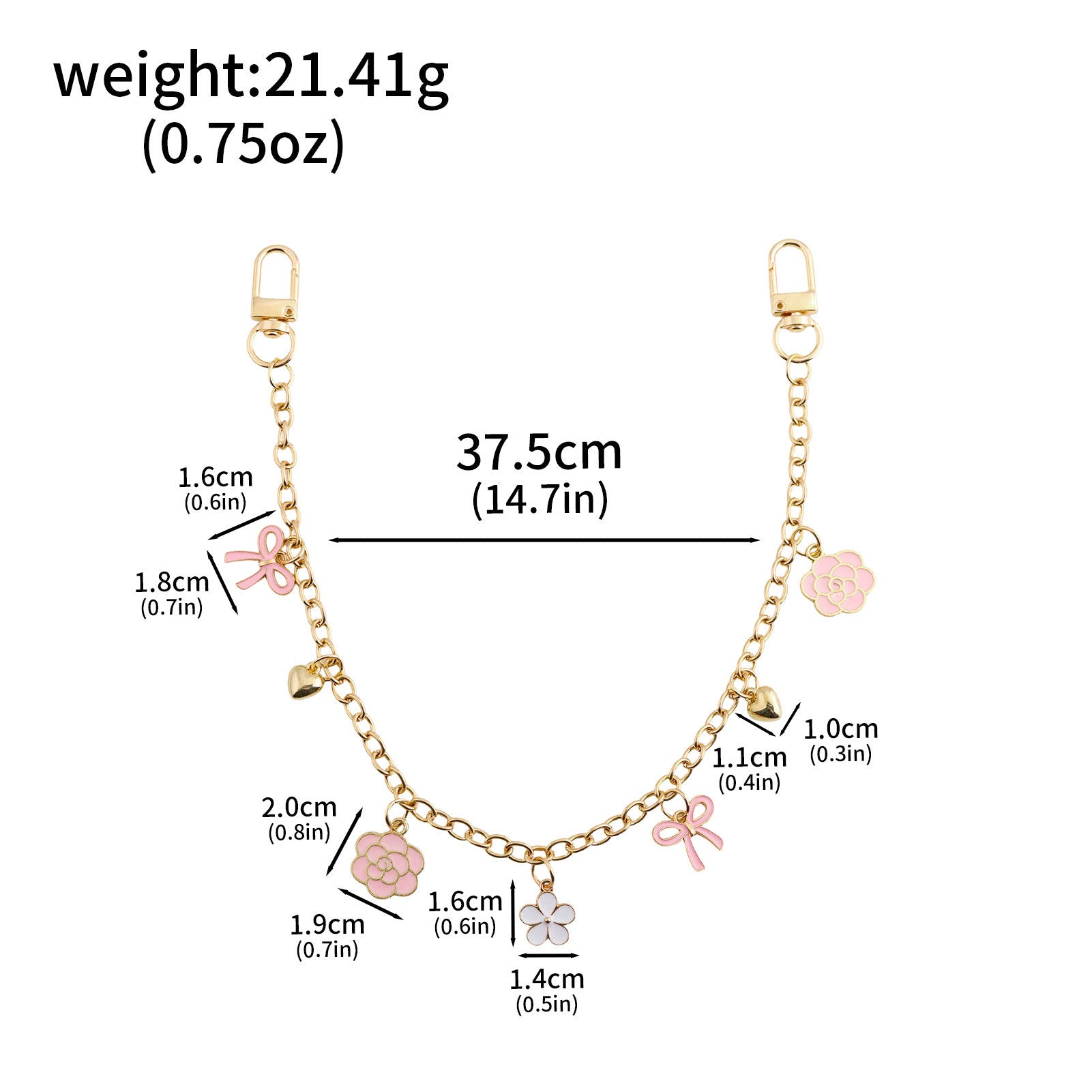 Multifunctional Pearl Rhinestone Keychain