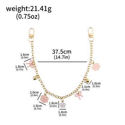 Multifunctional Pearl Rhinestone Keychain