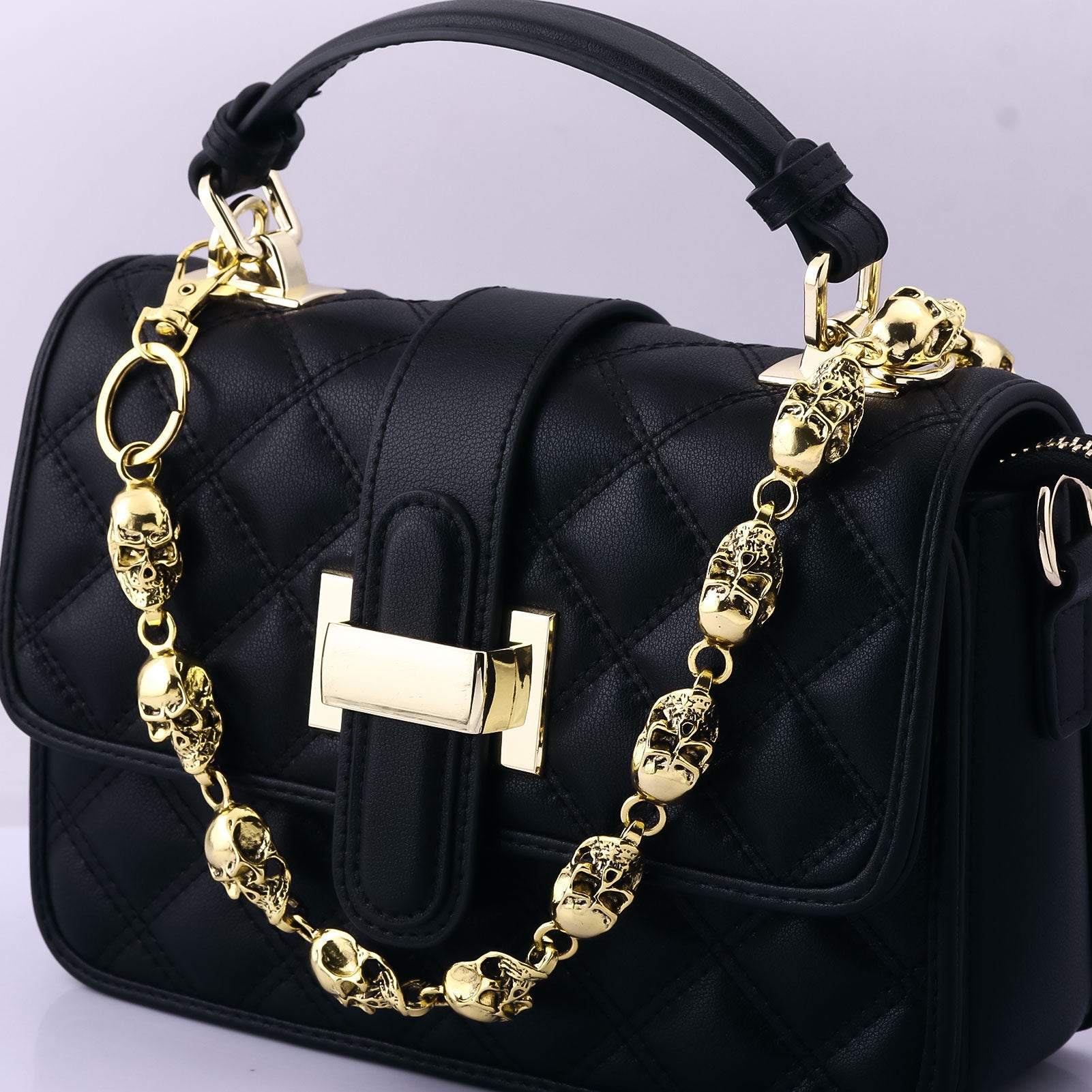 Multifunctional Pearl Rhinestone Keychain