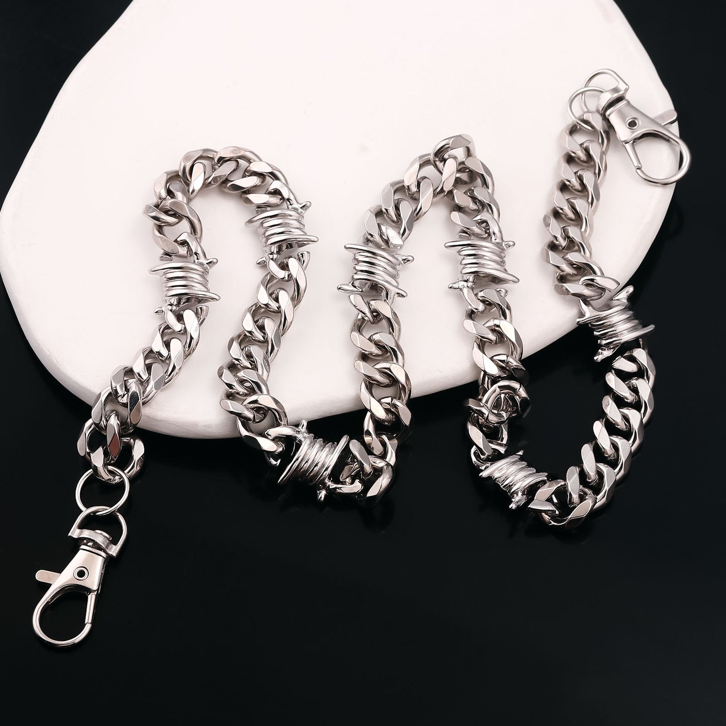 Multifunctional Pearl Rhinestone Keychain