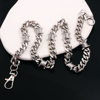 Multifunctional Pearl Rhinestone Keychain