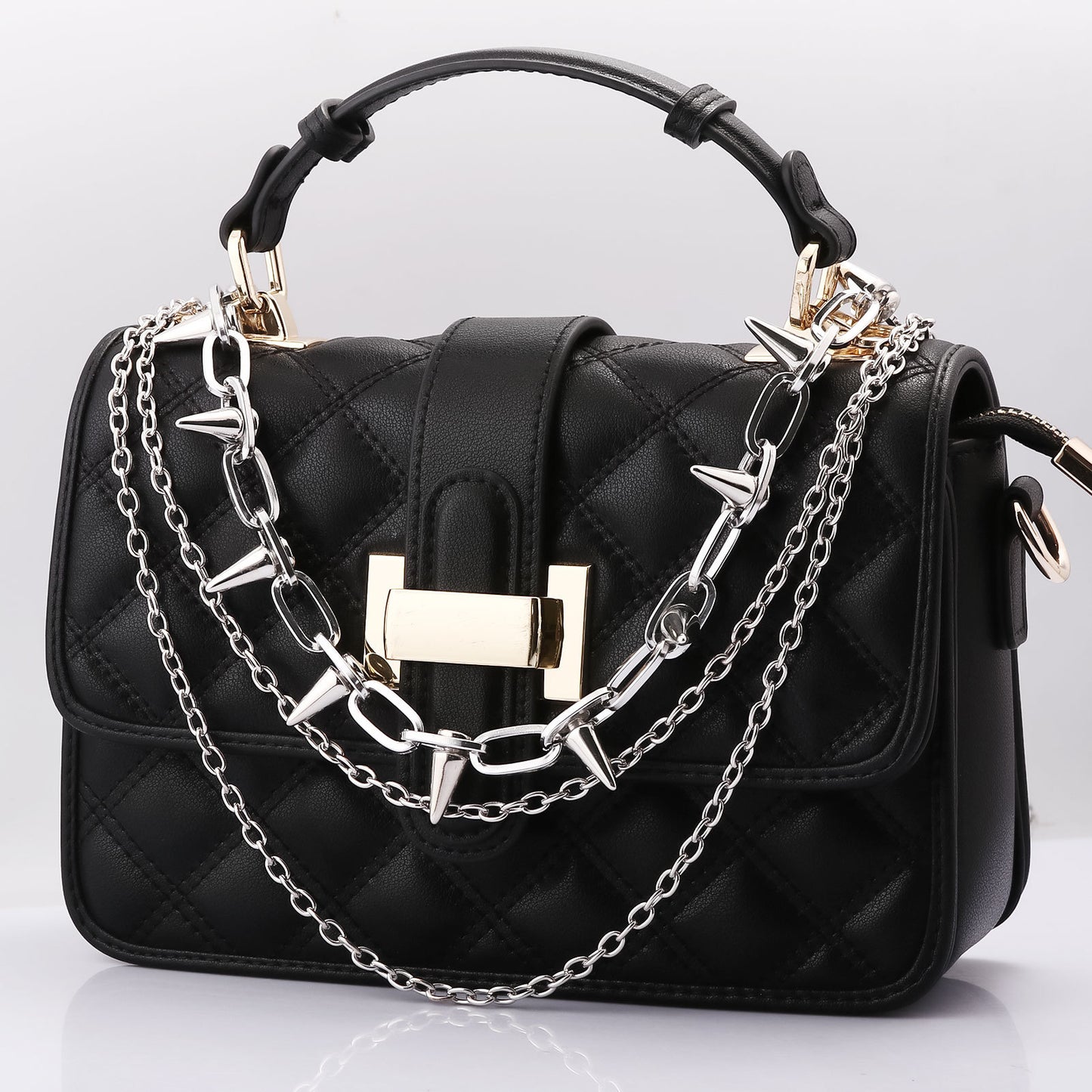Multifunctional Pearl Rhinestone Keychain