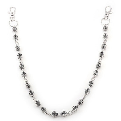 Multifunctional Pearl Rhinestone Keychain