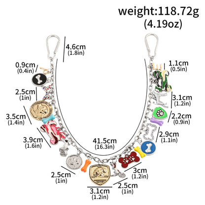 Multifunctional Pearl Rhinestone Keychain