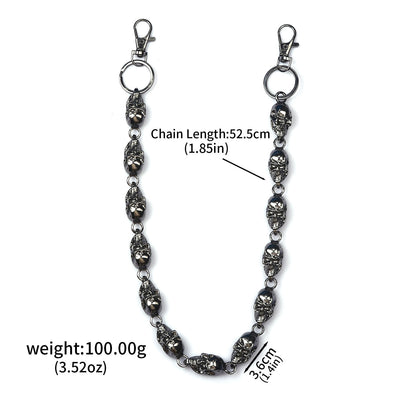 Multifunctional Pearl Rhinestone Keychain