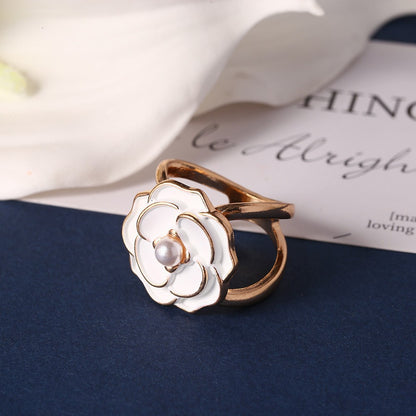 Multifunctional Pearl Scarf Buckle