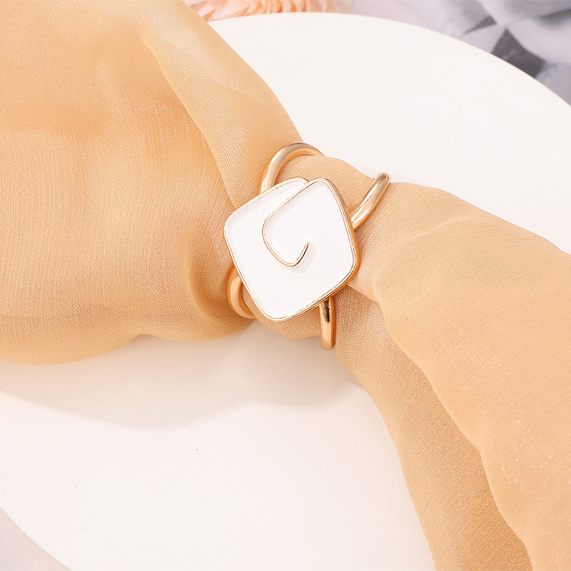 Multifunctional Pearl Scarf Buckle
