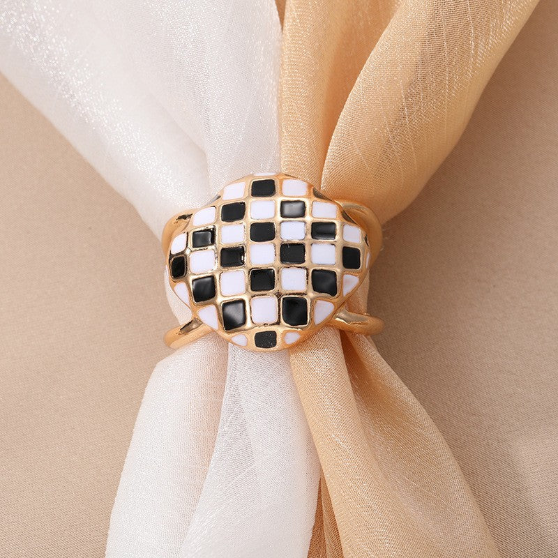 Multifunctional Pearl Scarf Buckle