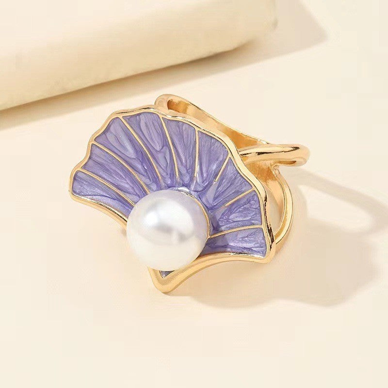 Multifunctional Pearl Scarf Buckle