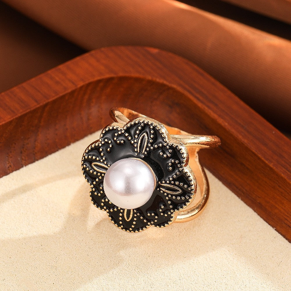 Multifunctional Pearl Scarf Buckle