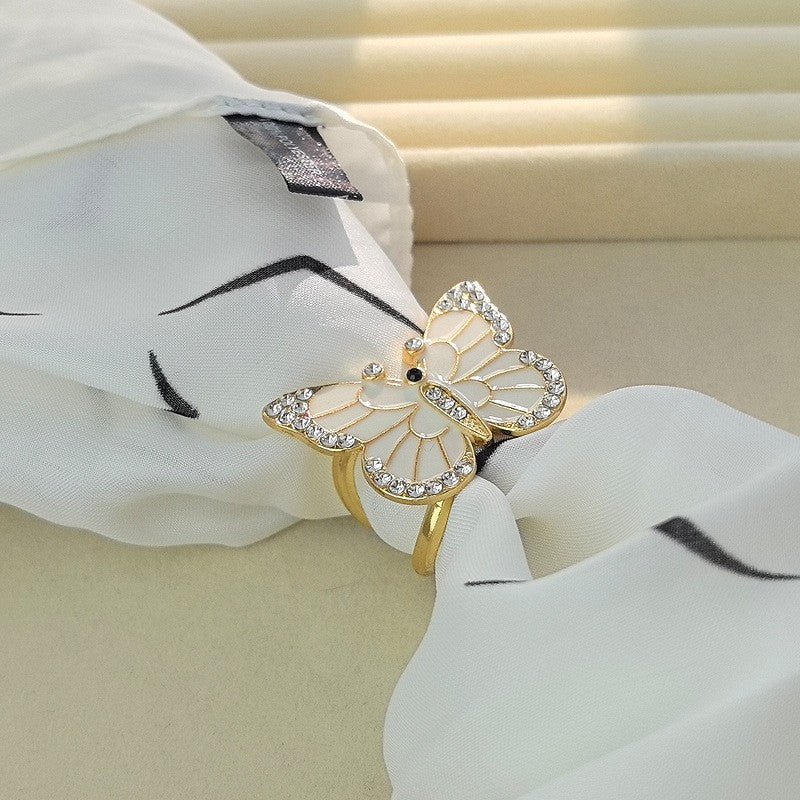 Multifunctional Pearl Scarf Buckle