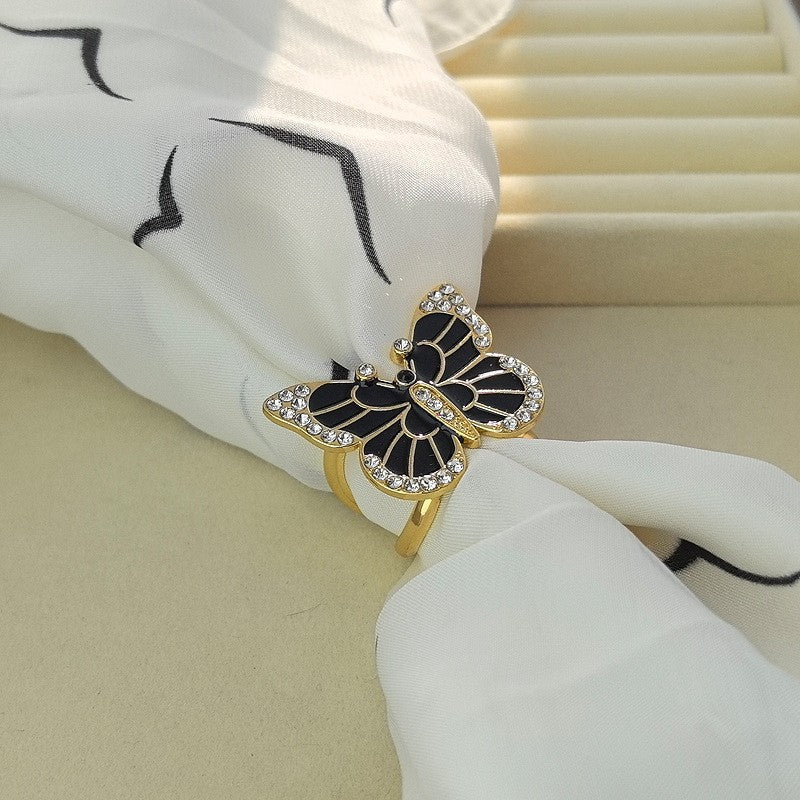 Multifunctional Pearl Scarf Buckle