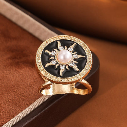Multifunctional Pearl Scarf Buckle