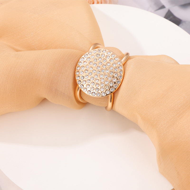 Multifunctional Pearl Scarf Buckle