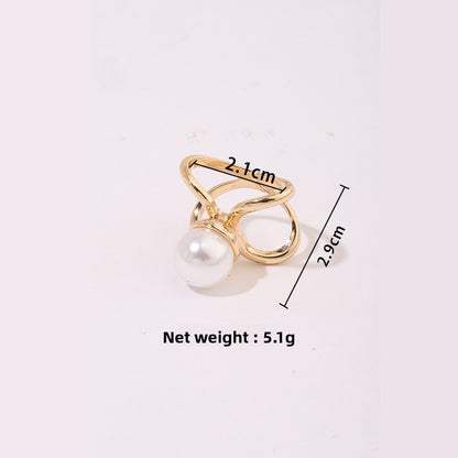 Multifunctional Pearl Scarf Buckle