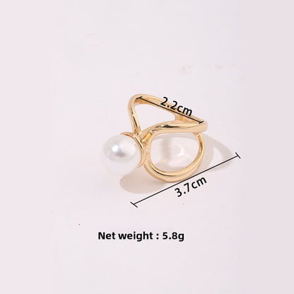 Multifunctional Pearl Scarf Buckle