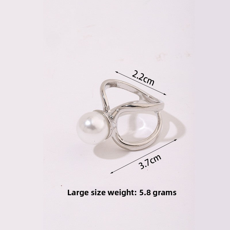 Multifunctional Pearl Scarf Buckle