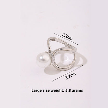 Multifunctional Pearl Scarf Buckle
