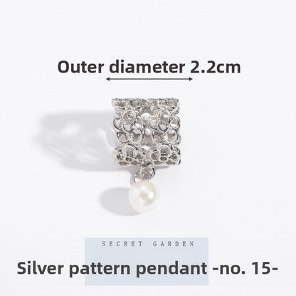Multifunctional Pearl Scarf Buckle